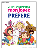 Affiche thématique-Journée thématique-Mon jouet préféré Affiche thématique-Journée thématique-Mon jouet préféré