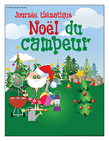 Affiche thématique-Journée thématique-Noël du campeur