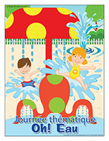 Affiche thématique-Journée thématique-Oh! Eau Affiche thématique-Journée thématique-Oh! Eau