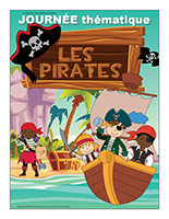 Affiche thematique-Journee thematique-Pirates