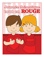 Affiche thematique-Journee thematique-Tout en rouge 2026