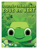 Affiche thématique-Journée thématique-Tout en vert Affiche thématique-Journée thématique-Tout en vert
