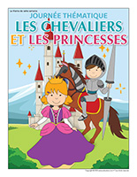 Affiche thematique-Journee-thematique chevaliers et princesses 2026
