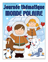 Affiche thematique-Journee thematique monde polaires