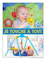 Affiche thematique-poupon-Je touche à tout