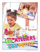 Affiche thematique poupon-Les ateliers des petits