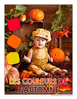 Affiche thematique poupon-Les couleurs de l’automne