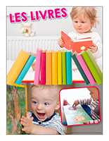 Affiche thematique poupon-Les livres