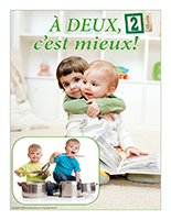 Affiche thématique poupons-A deux-c'est mieux Affiche thématique poupons-A deux-c'est mieux