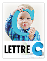 Affiche thematique poupons-Abecedaire Lettre C Affiche thematique poupons-Abecedaire Lettre C