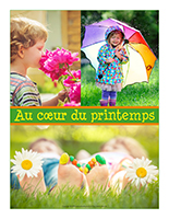 Affiche thématique poupons-Au coeur du printemps