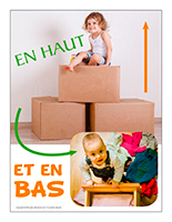 Affiche thématique poupons-En haut et en bas