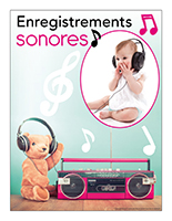 Affiche thematique poupons-Enregistrements sonores Affiche thematique poupons-Enregistrements sonores