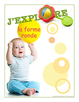 Affiche thématique poupons-J'explore la forme ronde-2016