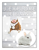 Affiche-thématique poupons-J'explore le blanc Affiche-thématique poupons-J'explore le blanc