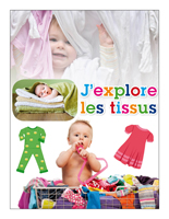 Affiche thématique poupons-J'explore les tissus