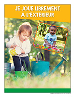 Affiche thematique-poupons-Je joue librement a l’exterieur