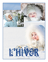 Affiche thématique poupons L'hiver