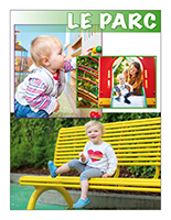 Affiche thématique poupons-Le parc Affiche thématique poupons-Le parc