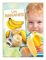 Affiche thématique-poupons-Les bananes Affiche thématique-poupons-Les bananes