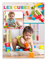 Affiche thématique poupons-Les cubes