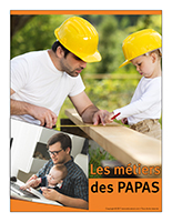 Affiche thematique-poupons-Les métiers des papas Affiche thematique-poupons-Les métiers des papas