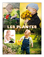 Affiche thématique poupons-Les plantes