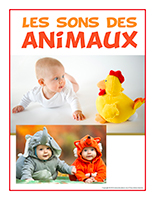 Affiche-thematique-poupons-Les sons des animaux Affiche-thematique-poupons-Les sons des animaux
