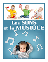 Affiche thematique-poupons-Les sons et la musique Affiche thematique-poupons-Les sons et la musique