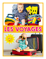 Affiche thematique poupons-Les voyages