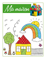 Affiche thematique poupons-Ma maison