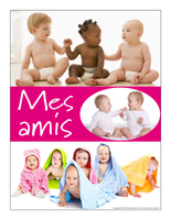 Affiche-thématique poupons-Mes amis Affiche-thématique poupons-Mes amis