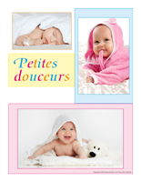 Affiche-thématique poupons-Petites douceurs