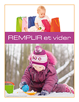 Affiche thématique poupons-Remplir et vider