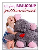 Affiche thématique poupons-Un peu, beaucoup, passionnement