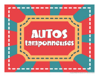 Affiches de tombola-Les manèges-3
