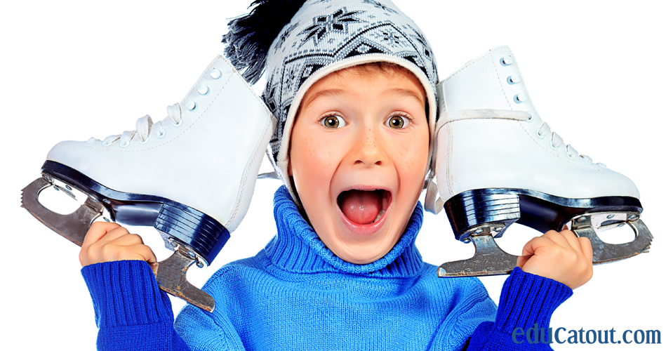 Aller patiner avec les enfants