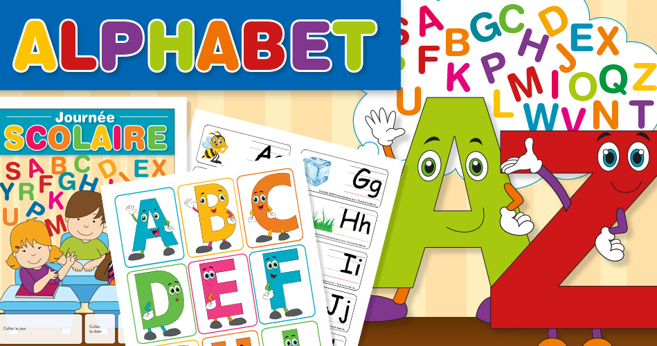 L'alphabet, activités pour enfants.