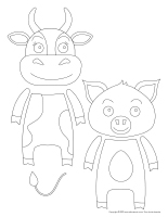 Animal colore-Ferme