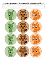 Animaux sauvages miniatures