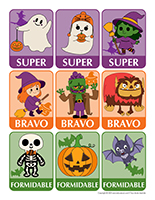 Autocollants-Bricolages-Halloween