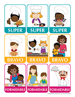 Autocollants-Cuisine