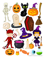 Autocollants-Halloween 2017