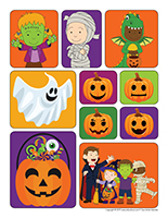 Autocollants-Halloween 2019