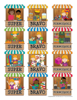 Autocollants-Marche aux puces-1