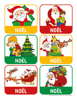 Autocollants Noël 2022
