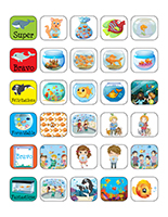 Autocollants-mini-autocollant pour récompense-L'aquarium Autocollants-mini-autocollant pour récompense-L'aquarium