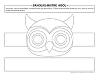 Bandeau maitre hibou