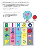 Bingo-Le printemps Bingo-Le printemps