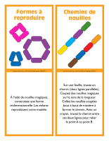 Boite de 50 jeux de nouilles-10 Boite de 50 jeux de nouilles-10